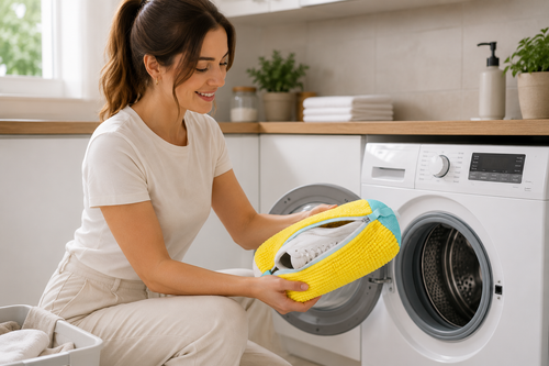 Sac de Lavage pour Chaussures - Protection Machine à Laver