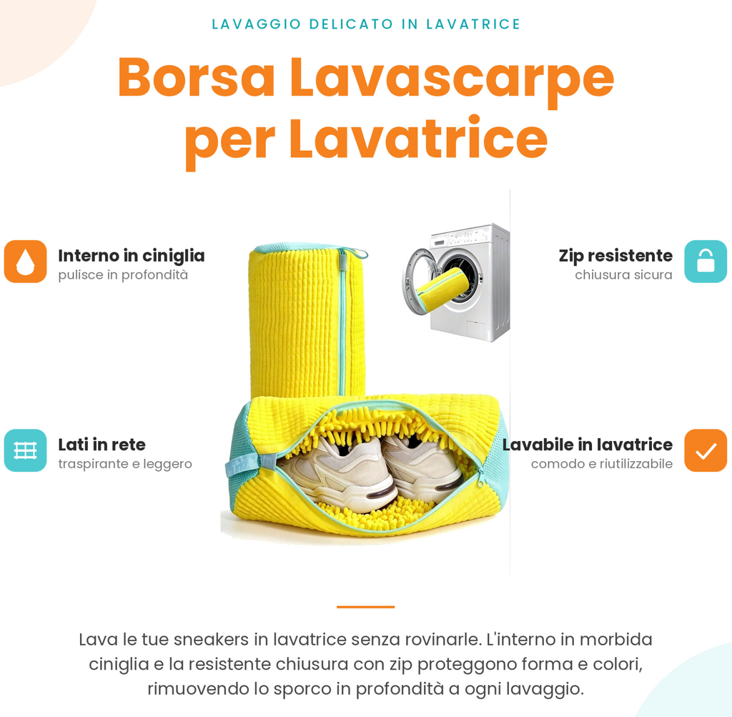 Sacca Lavascarpe per Lavatrice